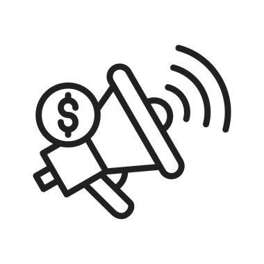 Rupor Simgesi resmi. Mobil uygulama için uygun.