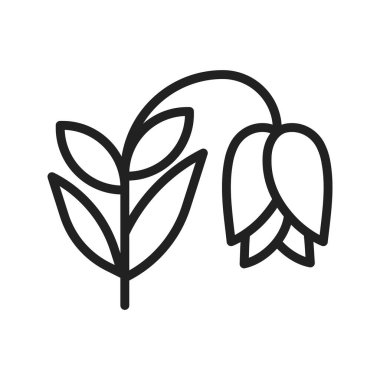 Kar damlası simgesi resmi. Mobil uygulama için uygun