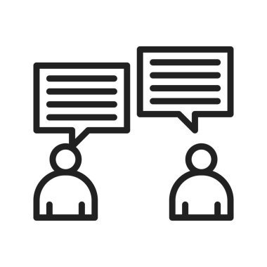 Simge görüntüsü hakkında konuş. Mobil uygulama için uygun