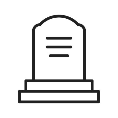 Tombstone simgesi görüntüsü. Mobil uygulama için uygun