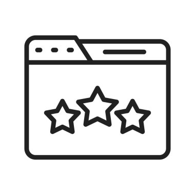 Web Sınıflandırma simgesi resmi. Mobil uygulama için uygun