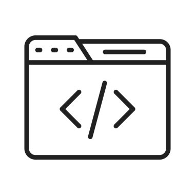 Web tasarımı simgesi resmi. Mobil uygulama için uygun