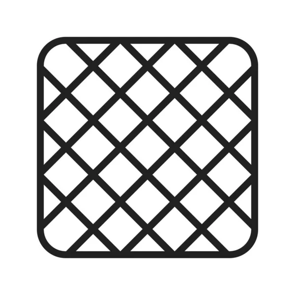 Symbolbild Tischdecke Für Den Mobilen Einsatz Geeignet — Stockvektor