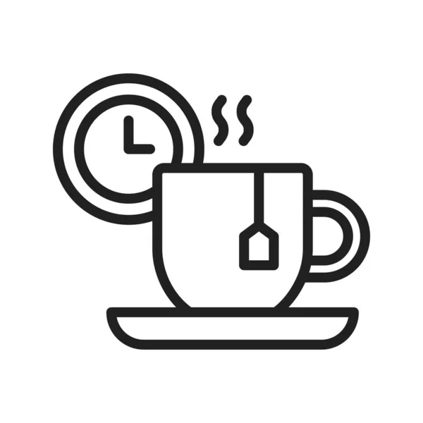 Tea Breakicon Image Egnet Til Mobil Applikation – Stock-vektor