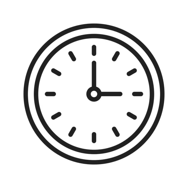 Imagem Ícone Relógio Parede Adequado Para Aplicação Móvel —  Vetores de Stock