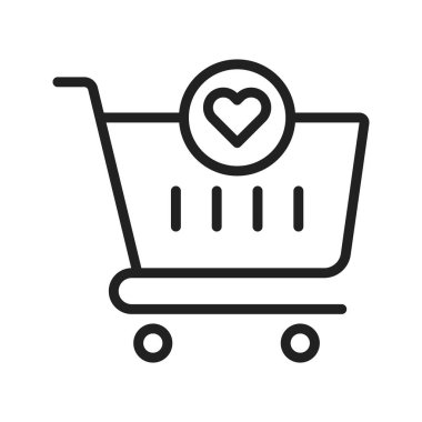 İstek listesi simgesi resmi. Mobil uygulama için uygun