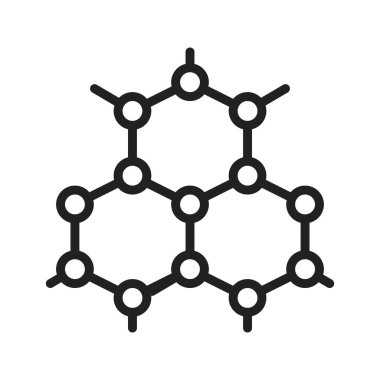 Nanoteknoloji ikon görüntüsü. Mobil uygulama için uygun.