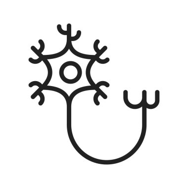 Nöron Simgesi görüntüsü. Mobil uygulama için uygun.