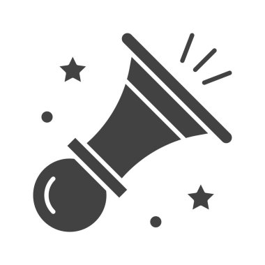 Hava Kornası Simgesi görüntüsü. Mobil uygulama için uygun.