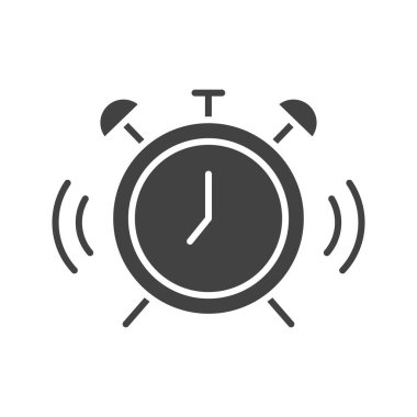 Alarm Saati Simgesi resmi. Mobil uygulama için uygun.