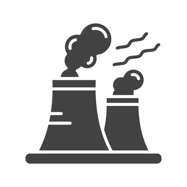 Obrázek Ikony Znečištění Ovzduší Vhodné Pro Mobilní Aplikace — Stockový vektor
