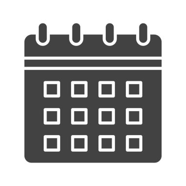 Takvim Simgesi resmi. Mobil uygulama için uygun.