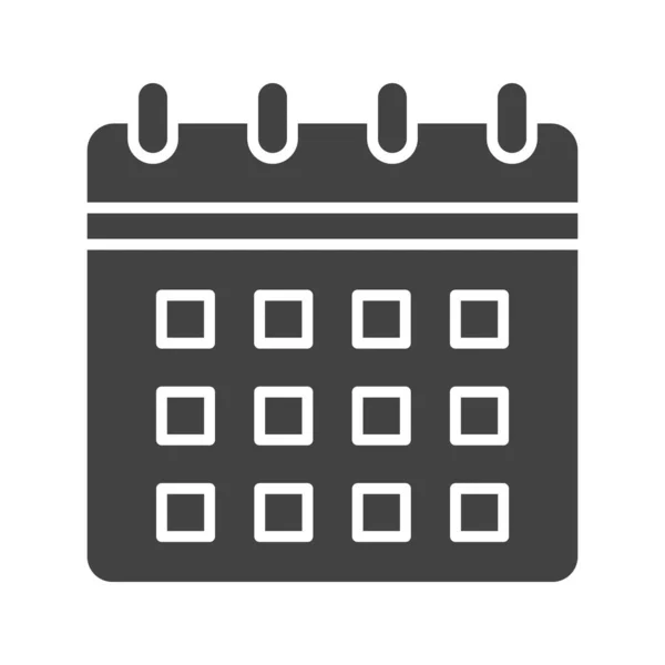Kalender Ikonbild Lämplig För Mobil Applikation — Stockfoto