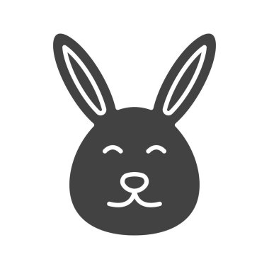 Bunny Icon imajı. Mobil uygulama için uygun.