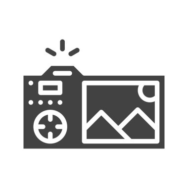 Kamera Simgesi resmi. Mobil uygulama için uygun.