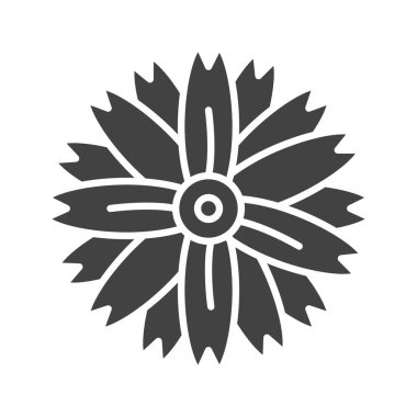 Papatya ikonu resmi. Mobil uygulama için uygun.