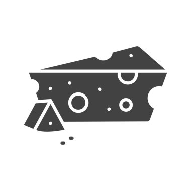 Peynir Simgesi resmi. Mobil uygulama için uygun.