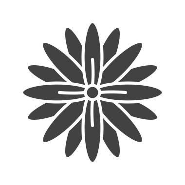 Kasımpatı Simgesi. Mobil uygulama için uygun.