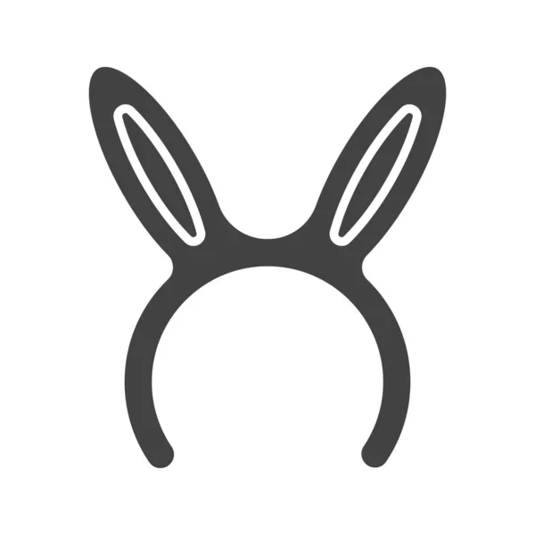 Bunny Ears Ikonbild Lämplig För Mobil Applikation — Stock vektor