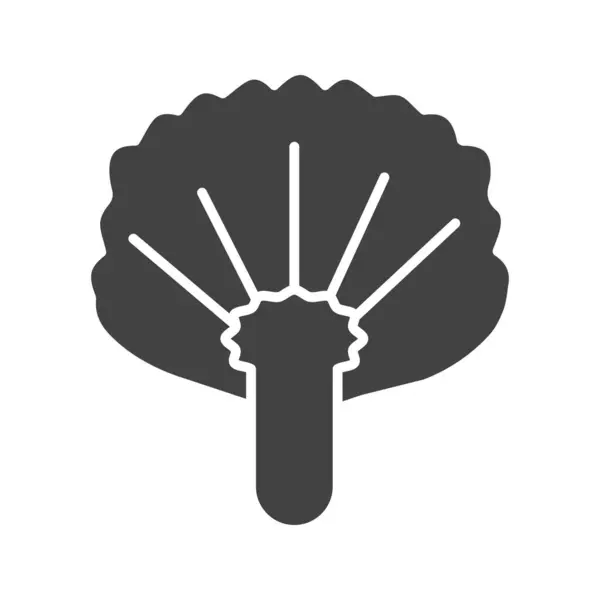Chive Blossoms Icono Imagen Adecuado Para Aplicaciones Móviles — Vector de stock