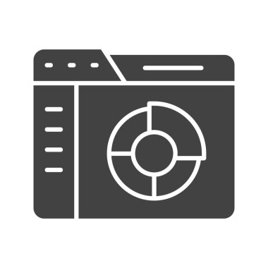 Gösterge Paneli Simgesi resmi. Mobil uygulama için uygun.