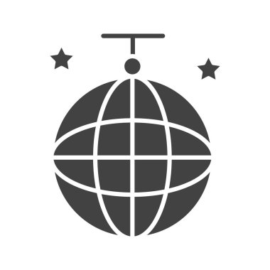 Disko Topu Simgesi resmi. Mobil uygulama için uygun.