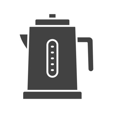 Elektrikli Kettle Simgesi resmi. Mobil uygulama için uygun.