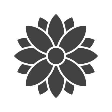 Çiçek Simgesi resmi. Mobil uygulama için uygun.