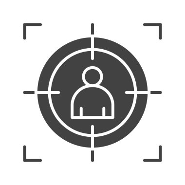 Kullanıcı Simgesi resmine odaklan. Mobil uygulama için uygun.