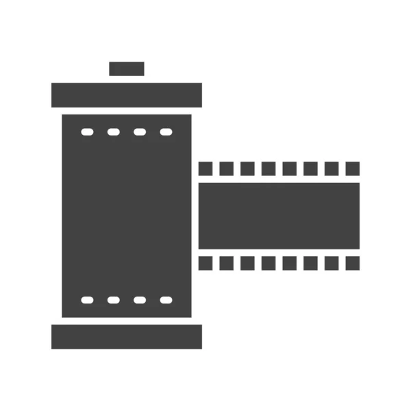 Designer Film Icon Image Vhodné Pro Mobilní Aplikace — Stockový vektor