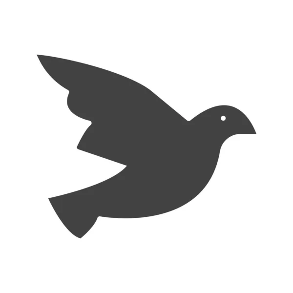 Obraz Dove Icon Vhodné Pro Mobilní Aplikace — Stockový vektor