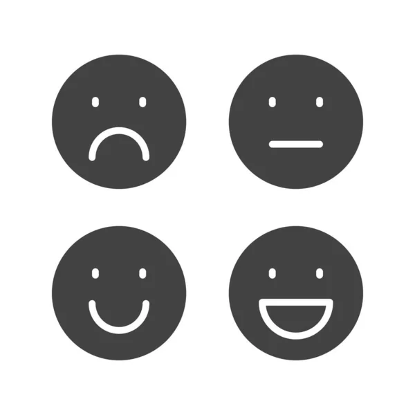 Emoji Ikon Kép Mobilalkalmazásra Alkalmas — Stock Vector