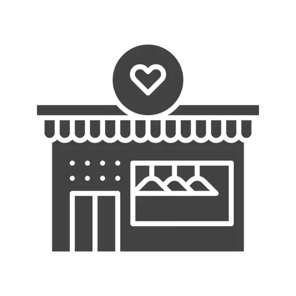 Obrázek Ikony Módním Obchodě Vhodné Pro Mobilní Aplikace — Stockový vektor