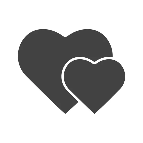 Kalp Simgesi Görüntüsü Mobil Uygulama Için Uygun — Stok fotoğraf
