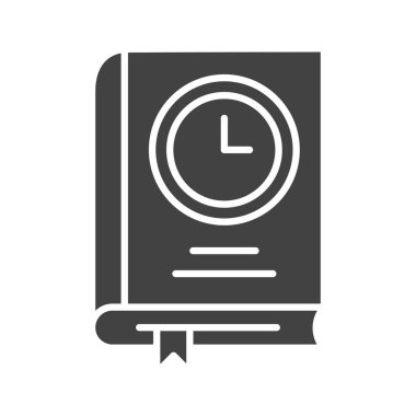 Tarih Kitabı Simgesi resmi. Mobil uygulama için uygun.