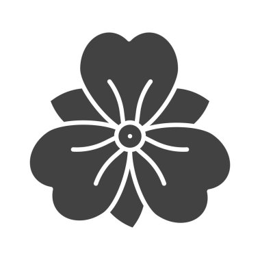 Iris Simgesi görüntüsü. Mobil uygulama için uygun.