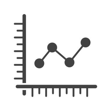 Çizgi Grafik Simgesi resmi. Mobil uygulama için uygun.