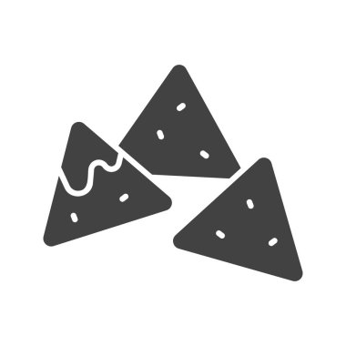Nachos Icon görüntüsü. Mobil uygulama için uygun.