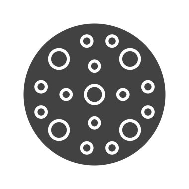 Nanokristal Simgesi. Mobil uygulama için uygun.