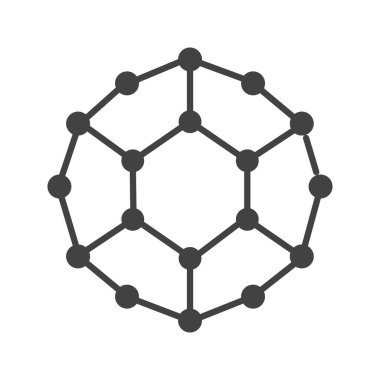 Nanopartikül Simgesi resmi. Mobil uygulama için uygun.