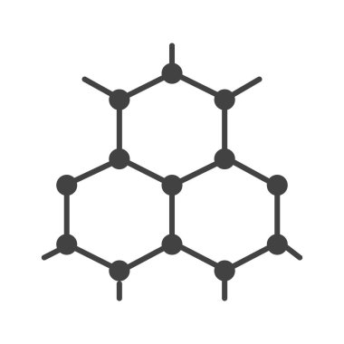 Nanoteknoloji ikon görüntüsü. Mobil uygulama için uygun.