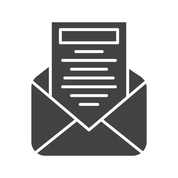Obrázek Ikony Pošty Vhodné Pro Mobilní Aplikace — Stockový vektor