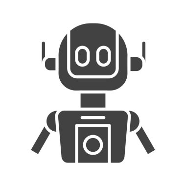 Robot Simgesi. Mobil uygulama için uygun.