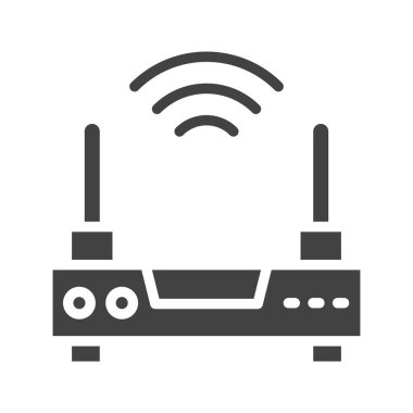 Yönlendirici Aygıtı Simgesi resmi. Mobil uygulama için uygun.