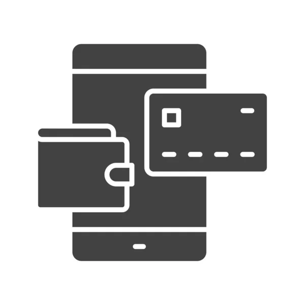 Zahlungsmethode Symbolbild Für Den Mobilen Einsatz Geeignet — Stockvektor