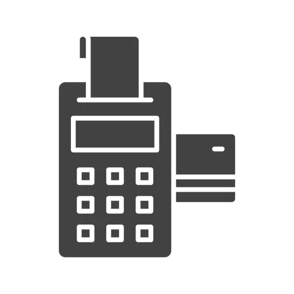 Payment Terminal Symbolbild Für Den Mobilen Einsatz Geeignet — Stockvektor