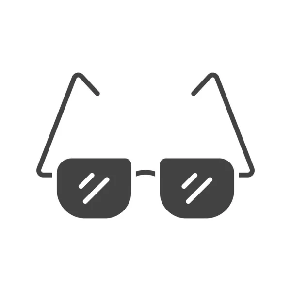 Szemüveg Olvasás Ikon Kép Mobilalkalmazásra Alkalmas — Stock Vector