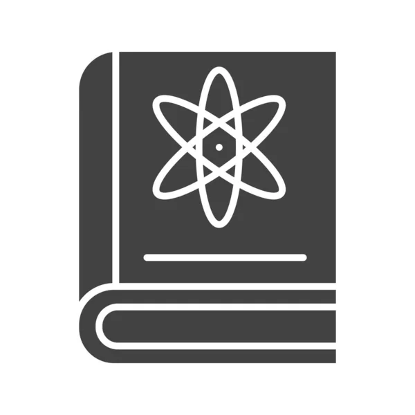 Ikona Książki Naukowej Nadaje Się Aplikacji Mobilnej — Wektor stockowy