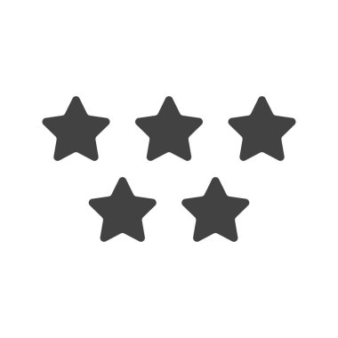 Star Review Simgesi resmi. Mobil uygulama için uygun.