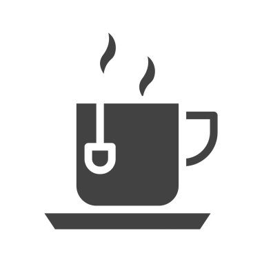 Çay fincanı ikonu resmi. Mobil uygulama için uygun.